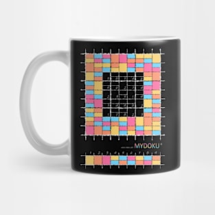 Mydoku_W010_H001_003_F: Sudoku, Sudoku coloring, logic, logic puzzle, holiday puzzle, fun, away from screen Mug